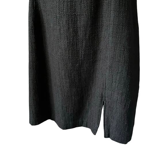 Abercrombie & Fitch Women's L Black Mini A-line Dress Cotton Blend Neutral - Picture 3 of 7